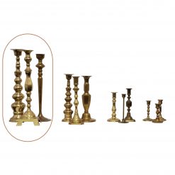 vintage XL Brass Candlesticks