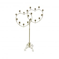 Double Heart Candelabra