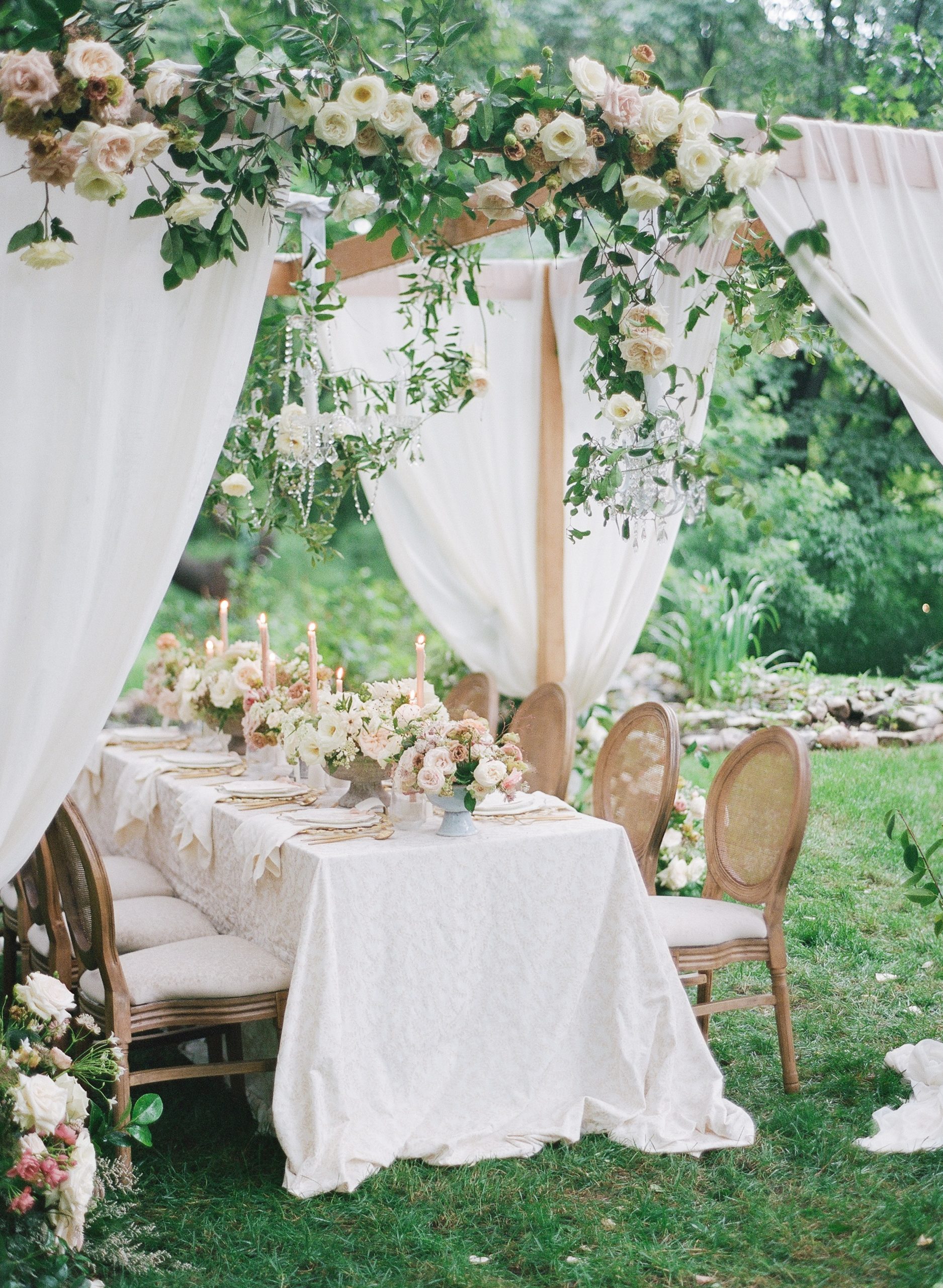 Cane Back Chair Rental for Weddings and Events - Violet Vintage