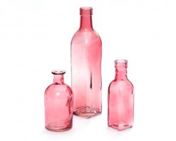 Pink Glass Bottles
