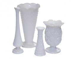 Milk Glass Vases