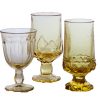 Mismatched Yellow Goblet Rentals