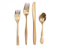 Vintage Gold Flatware