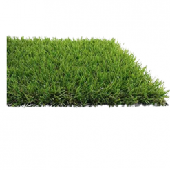 Fake grass rug with a view from the side to see the height of the turf