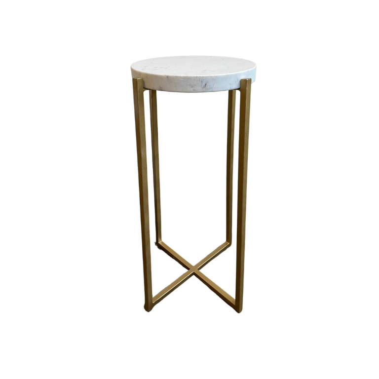 Rent the Blair Tall Side Table Violet Vintage Rentals Indy, IN