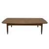 Top view of the table - rectangular with soft round corners