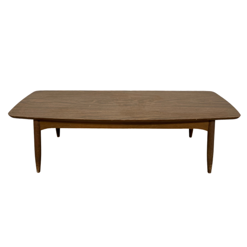 Top view of the table - rectangular with soft round corners