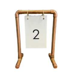 Small Copper Sign Stand 7x10