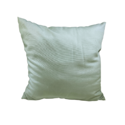 Sea green square pillow