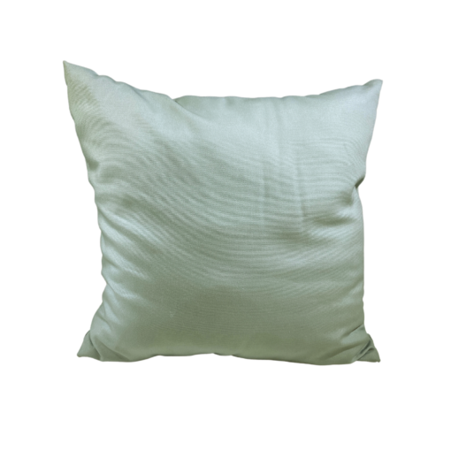 Sea green square pillow