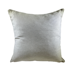 Oversized square pillow in gray