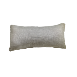 Gray rectangular pillow