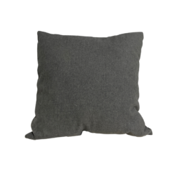 Dark gray square pillow