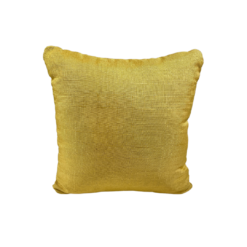 Yellow / Amber square pillow