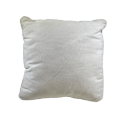 Cream square pillow