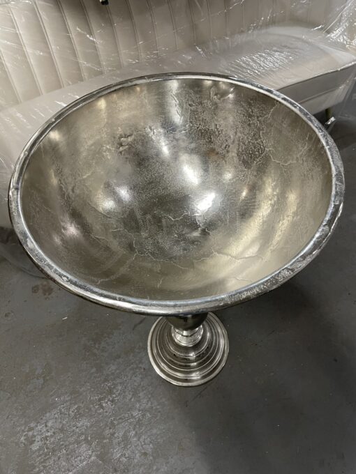 Top view of the champagne bowl that is 2 feet in diameter