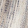 Close up on rug - shades of tan, blue woven together