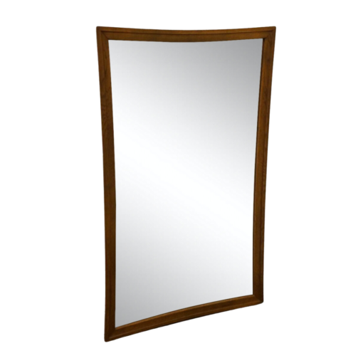 MCM mirror with wooden frame