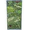 Close-up of a single panel from the Botanical Bliss Vertical Greenery Wall showcasing its lush and realistic foliage.