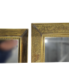Detail shot of gold trim on trays.