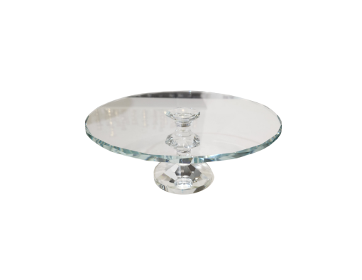 Glass cake stand