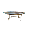 Glass coffee table